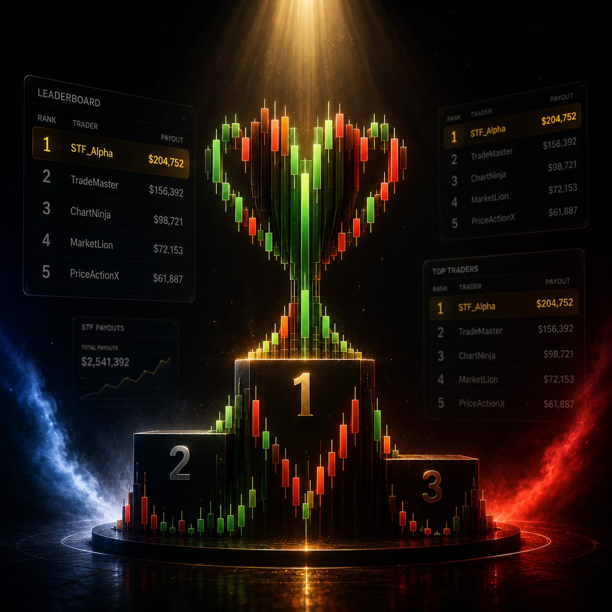 Trader du mois — Juin 2026 : Lucas M., en tête du leaderboard STF